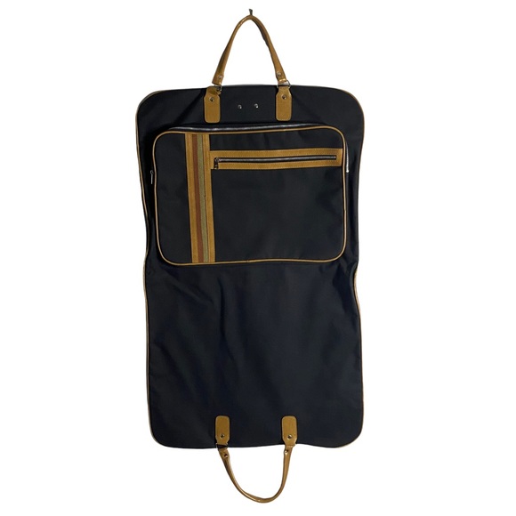 Other - Navy Canvas Garment Travel Bag